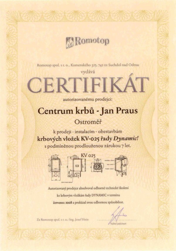 Romotopcertifikat Romotopcertifikat